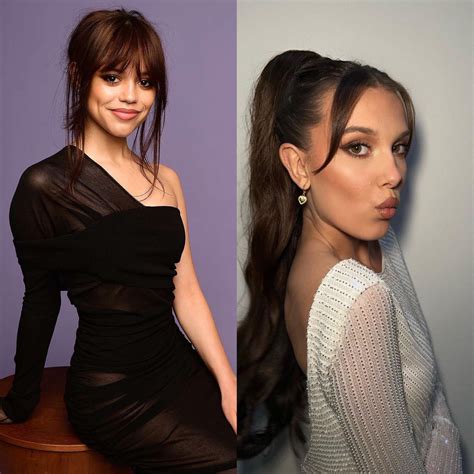 millie bobby brown et jenna ortega|Millie Bobby Brown vs Jenna Ortega: Fans Pit the。